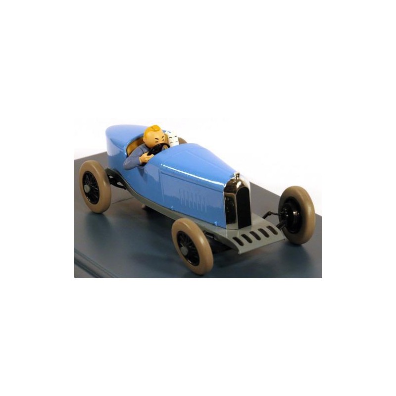 Tintin - 1:24 Modellbil 09 - Blå Amilcar Tintin - 1:24 Modellbil 09 - Blå Amilcar