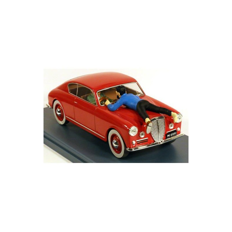 Tintin - 1:24 Modellbil 14 - Lancia Aurelia b20 Tintin - 1:24 Modellbil 14 - Lancia Aurelia b20