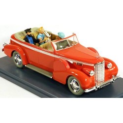 Tintin - 1:24 Modellbil 3 - Taxi Cadillac