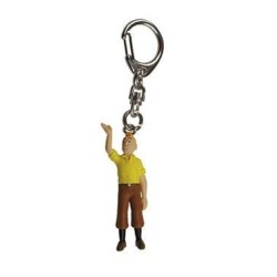 Tintin - Nyckelring i plast - Tintin hälsar