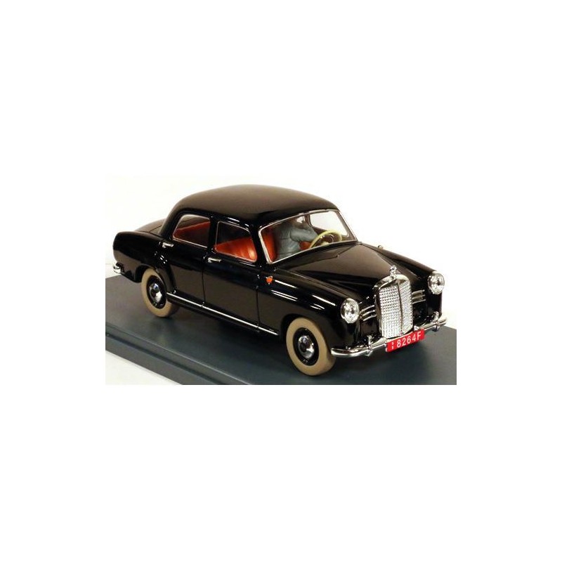 Tintin - 1:24 Modellbil 43 - Mercedes 180 Tintin - 1:24 Modellbil 43 - Mercedes 180