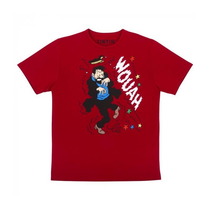 T-Shirt - Kapten Haddock - Wouah Röd