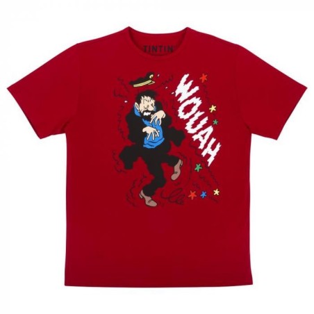 T-Shirt - Kapten Haddock - Wouah Röd