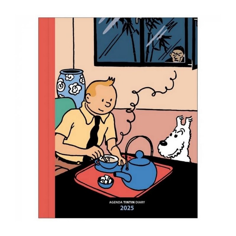 Tintin - Kalender bok 16 x 21 cm 2025