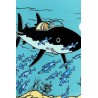 Tintin - Plastficka A4 - Hajubåt