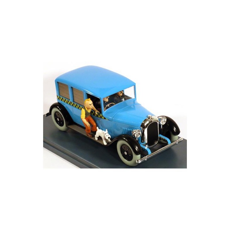 Tintin - 1:24 Modellbil 7 - Chicago Taxi Tintin - 1:24 Modellbil 7 - Chicago Taxi