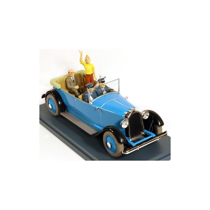 Tintin - 1:24 Modellbil 19 - Chrysler Imperial Parade Tintin - 1:24 Modellbil 19 - Chrysler Imperial Parade