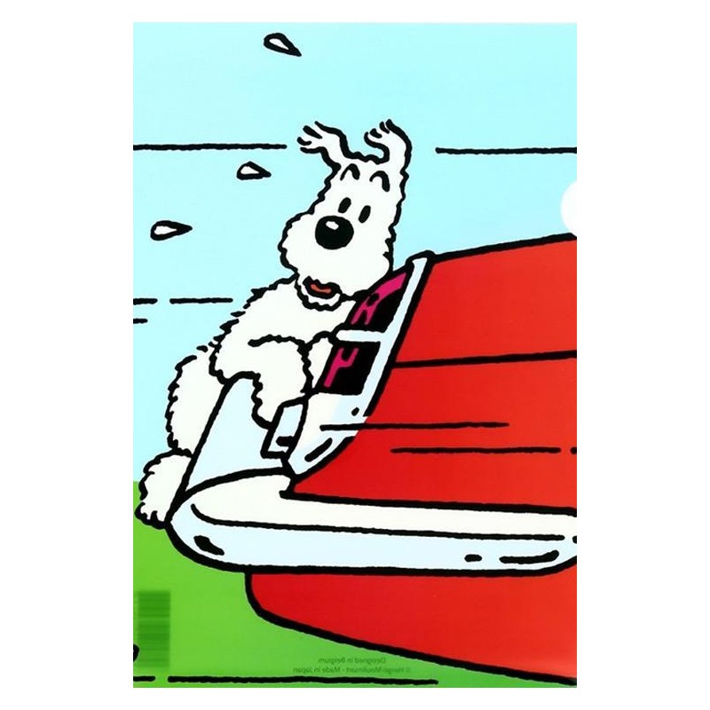Tintin - Plastficka A4 - Milou i knipa