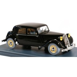 Tintin - 1:24 Modellbil 48 - Svart Citröen 15 CV