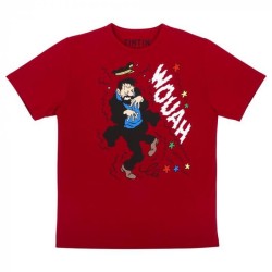 T-Shirt - Kapten Haddock - Wouah Röd