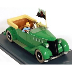 Tintin - 1:24 Modellbil 12 - Bepansrad Ford V8 1936