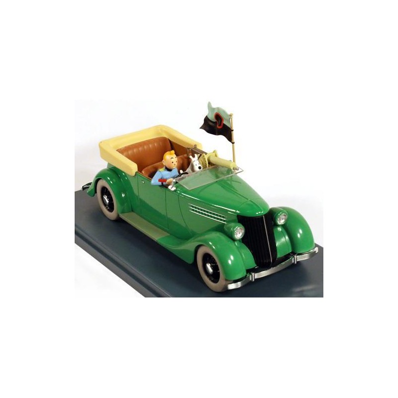 Tintin - 1:24 Modellbil 12 - Bepansrad Ford V8 1936 Tintin - 1:24 Modellbil 12 - Bepansrad Ford V8 1936