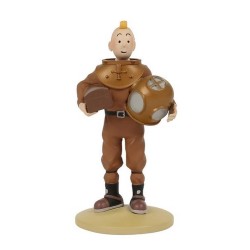 Tintin - Statyett - Tintin i dykardräkt