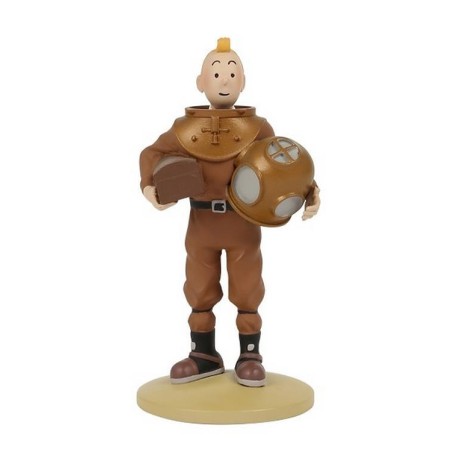 Tintin - Statyett - Tintin i dykardräkt