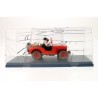 Tintin - 1:24 Modellbil 6 - Red Jeep