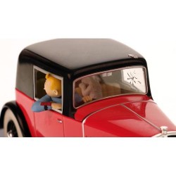 Tintin - 1:24 Modellbil 16 - Rosengart coupe spider