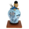 Tintin i vas - Resin - Blå Lotus
