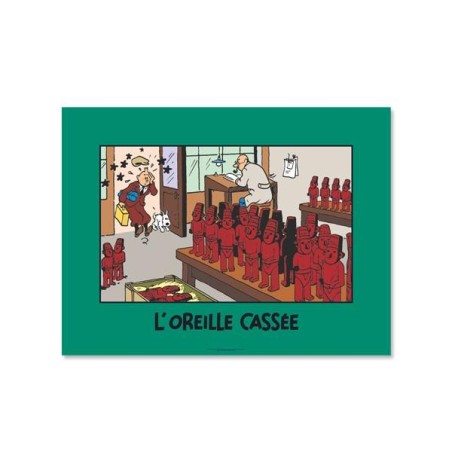 Poster - L'Oreille Cassée - Det sönderslagna örat - Scenposter