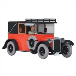 Tintin - 1:24 Modellbil 62 -Röd/svart Taxa
