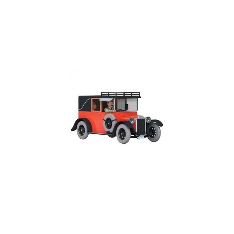 Tintin - 1:24 Modellbil 62 -Röd/svart Taxa Tintin - 1:24 Modellbil 62 -Röd/svart Taxa