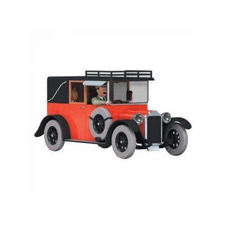 Tintin - 1:24 Modellbil 62 -Röd/svart Taxa