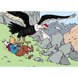 Poster - Tintin Le Temple du Soleil - Solens tempel - Condor