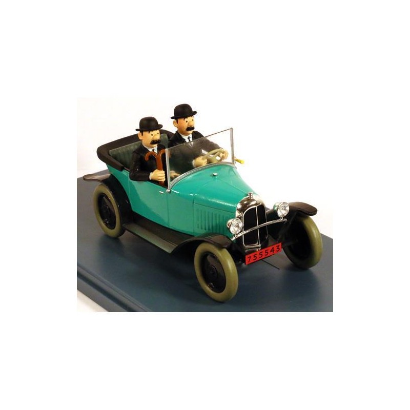 Tintin - 1:24 Modellbil 27 - Dupntarnas Citroen 5CV Tintin - 1:24 Modellbil 27 - Dupntarnas Citroen 5CV