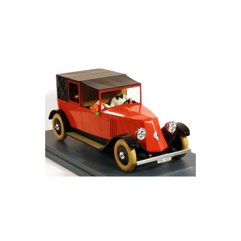 Tintin - 1:24 Modellbil 25 - Röd Taxi Tintin - 1:24 Modellbil 25 - Röd Taxi