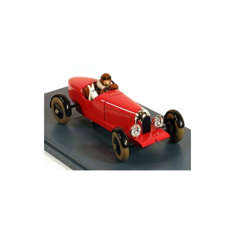 Tintin - 1:24 Modellbil 38 - Röd Amilca Tintin - 1:24 Modellbil 38 - Röd Amilca