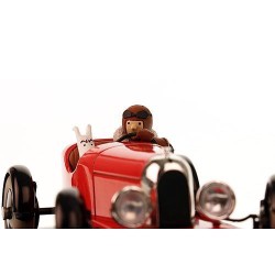Tintin - 1:24 Modellbil 38 - Röd Amilca