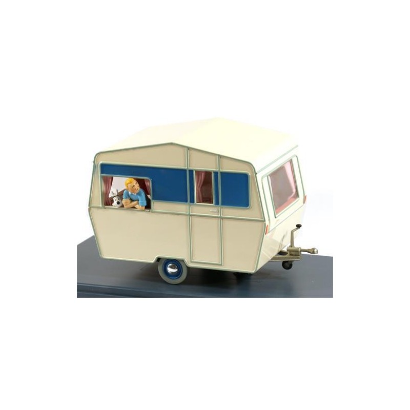 Tintin - 1:24 Modellbil 51 - Turist Husvagn Tintin - 1:24 Modellbil 51 - Turist Husvagn