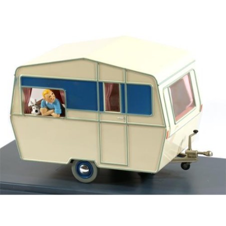 Tintin - 1:24 Modellbil 51 - Turist Husvagn