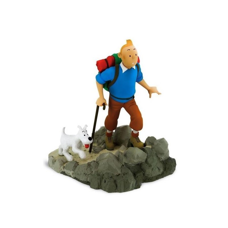 Tintin - Resin - Tintin och Milou bergsvandring Tintin - Resin - Tintin och Milou bergsvandring