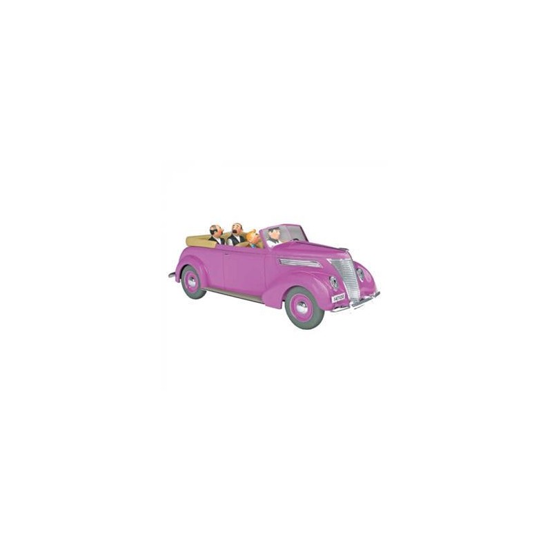 Tintin - 1:24 Modellbil 65 - Dupond & Duponts Ford V8 Tintin - 1:24 Modellbil 65 - Dupond & Duponts Ford V8
