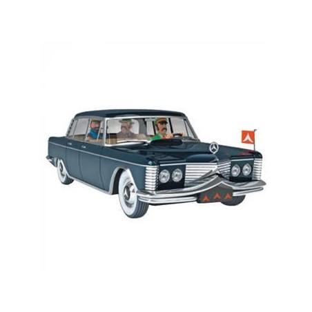 Tintin - 1:24 Modellbil 64 - Officiel Mercedes 600