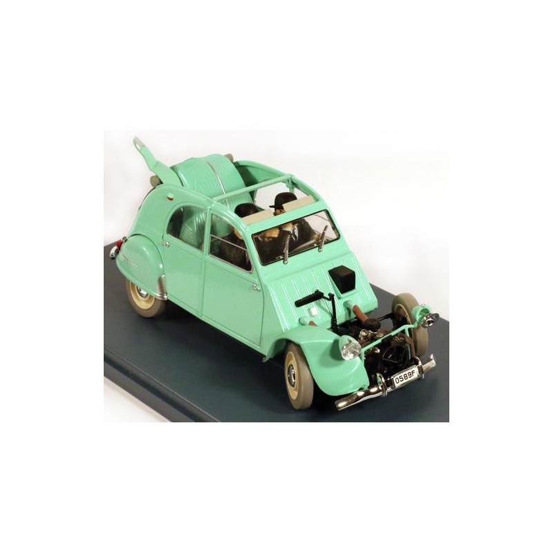Tintin - 1:24 Modellbil 11 - Citroen CV2 Tintin - 1:24 Modellbil 11 - Citroen CV2