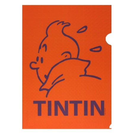 Tintin - Plastficka A4 - Orange