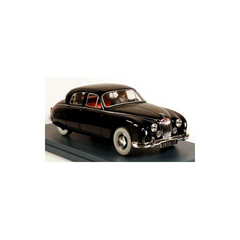 Tintin - 1:24 Modellbil 35 - Jaguar MK1 Tintin - 1:24 Modellbil 35 - Jaguar MK1