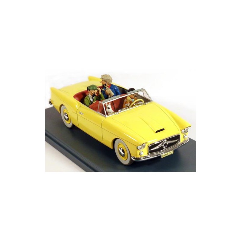 Tintin - 1:24 Modellbil 24 - Borduria Convertible Tintin - 1:24 Modellbil 24 - Borduria Convertible