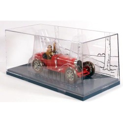 Tintin - 1:24 Modellbil 41 - Bugatti - Bobby Smiles