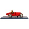 Tintin - 1:24 Modellbil 41 - Bugatti - Bobby Smiles