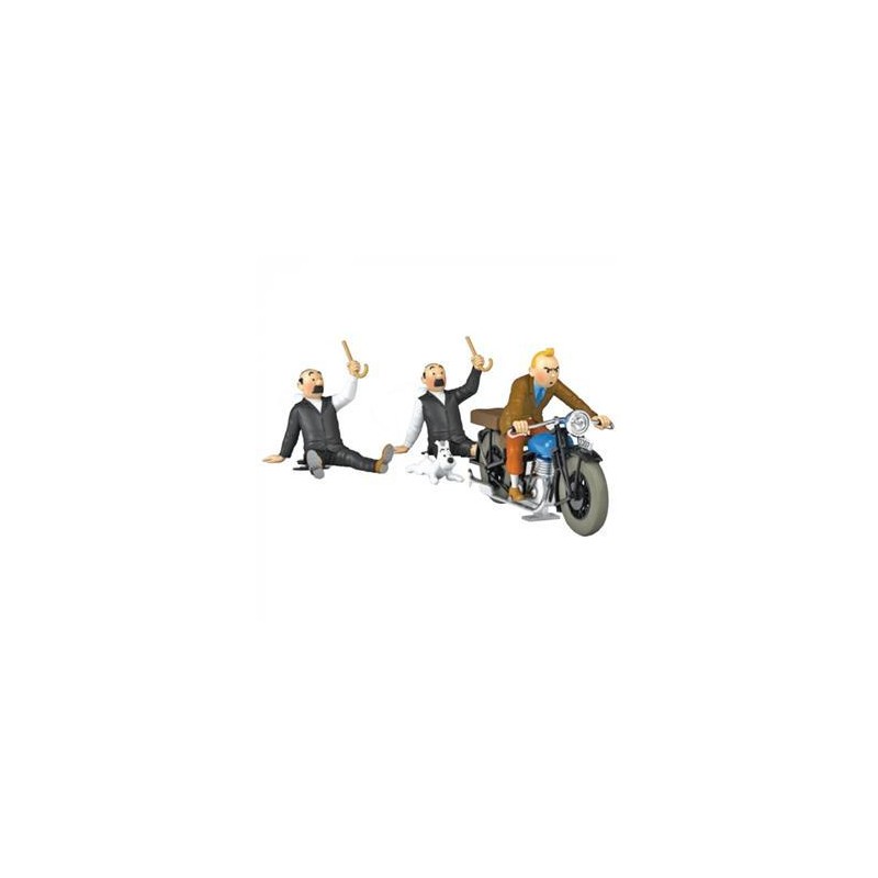 Tintin - 1:24 Modellbil 70 Tintin Motorcykel Tintin - 1:24 Modellbil 70 Tintin Motorcykel