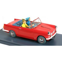 Tintin - 1:24 Modellbil 52 - Turist Röd bil