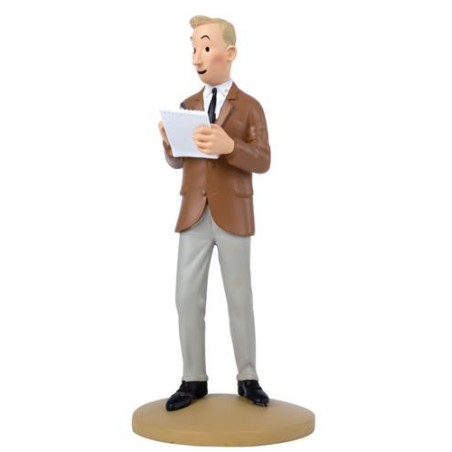 Tintin - Statyett - Hergé reporter