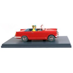 Tintin - 1:24 Modellbil 52 - Turist Röd bil