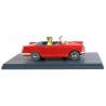 Tintin - 1:24 Modellbil 52 - Turist Röd bil