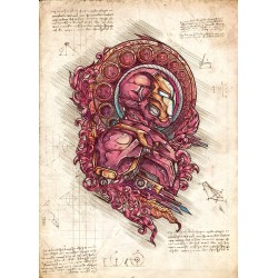 The Hobbit - Parchment map, Pergament karta