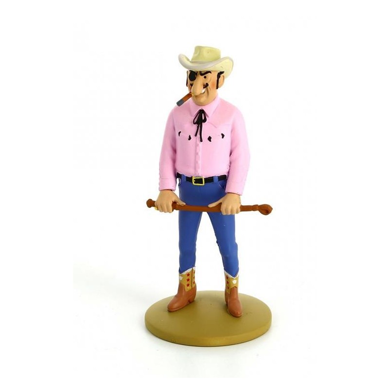 Tintin - Statyett - Rastapopoulos med piska Tintin - Statyett - Rastapopoulos med piska
