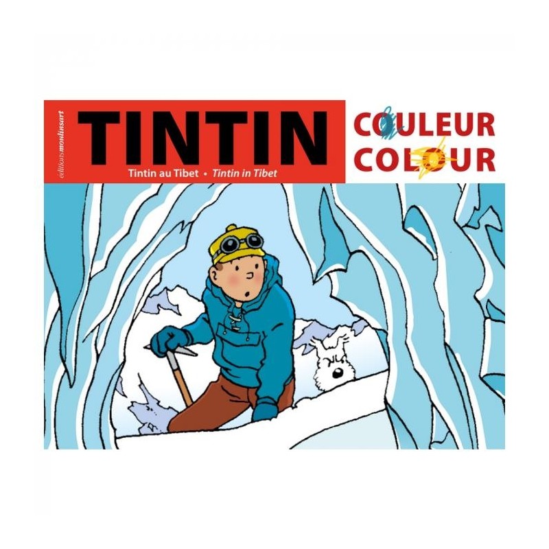 Tintin - Målarbok - Tintin i Tibet