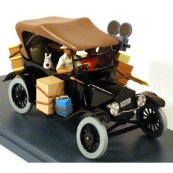 Tintin - 1:24 Modellbil 5 - Black Ford Model T